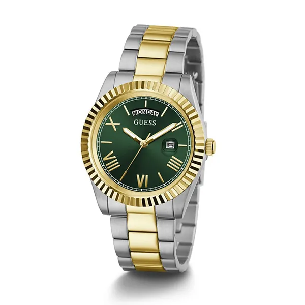 Đồng Hồ Nam Guess Connoisseur Day-Date Watch GW0265G8 Màu Demi Mặt Xanh Lá - Đồng hồ - Vua Hàng Hiệu