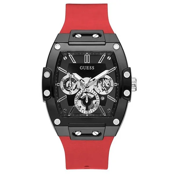 Đồng Hồ Nam Guess Quartz GW0203G4 Màu Đen Đỏ - Đồng hồ - Vua Hàng Hiệu