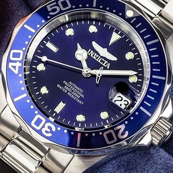 Đồng Hồ Nam Invicta Pro Diver Automatic Blue Dial Men Watch 9094OBXL Màu Bạc Xanh
