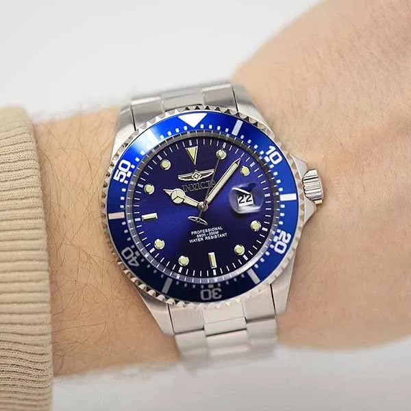 Đồng Hồ Nam Invicta Pro Diver Blue Dial Men Watch IN22019 Màu Xanh Bạc - Đồng hồ - Vua Hàng Hiệu