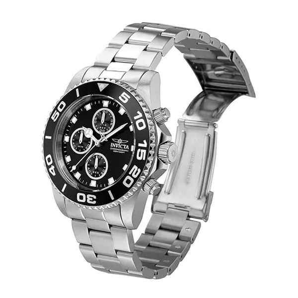 Đồng Hồ Nam Invicta Pro Diver Chronograph Black Dial Men Watch 28689 Màu Đen Bạc - Đồng hồ - Vua Hàng Hiệu