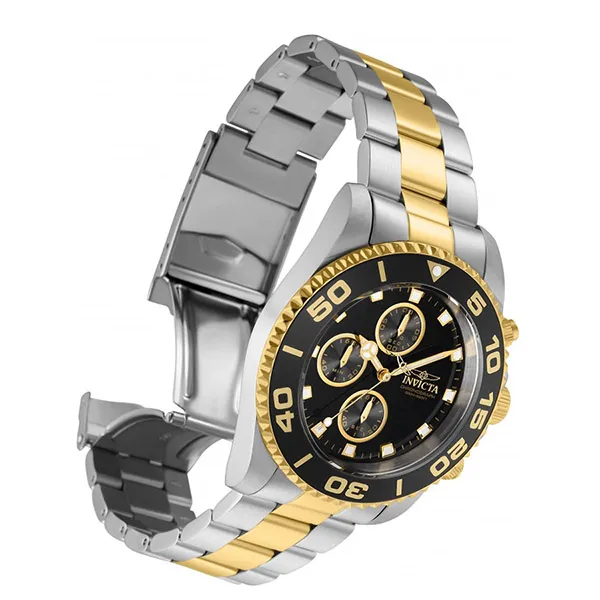 Đồng Hồ Nam Invicta Pro Diver Chronograph Black Dial Men Watch 28691 Phối Màu - Đồng hồ - Vua Hàng Hiệu