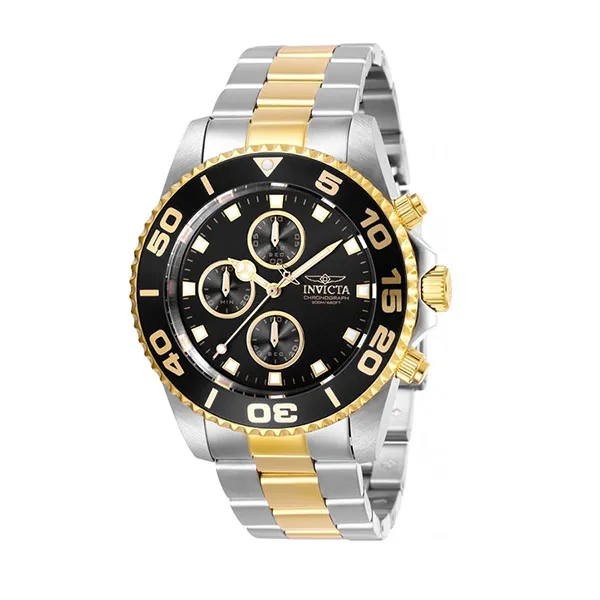 Đồng Hồ Nam Invicta Pro Diver Chronograph Black Dial Men Watch 28691 Phối Màu - Đồng hồ - Vua Hàng Hiệu