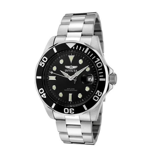 Đồng Hồ Nam Invicta Pro Diver Stainless Steel Men Watch 0590 Màu Bạc Đen - Đồng hồ - Vua Hàng Hiệu
