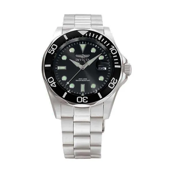 Đồng Hồ Nam Invicta Pro Diver Stainless Steel Men Watch 0590 Màu Bạc Đen - Đồng hồ - Vua Hàng Hiệu
