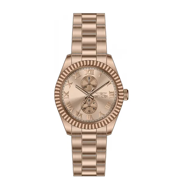 Đồng Hồ Nam Invicta Specialty GMT Quartz Rose Gold Dial Men Watch 47433 43mm Màu Vàng Hồng - Đồng hồ - Vua Hàng Hiệu
