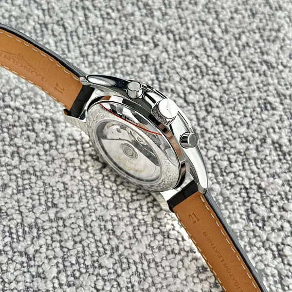 Đồng Hồ Nam Longines Automatic Chronograph Conquest Moonphase L2.798.4.72.3 ( L27984723 ) Màu Nâu Bạc - Đồng hồ - Vua Hàng Hiệu