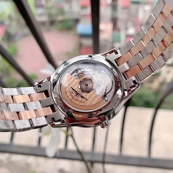 Đồng Hồ Nam Longines Flagship L4.874.3.91.7 Màu Bạc Phối Vàng Hồng