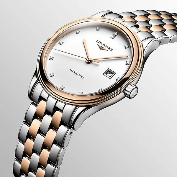 Đồng Hồ Nam Longines Flagship Watch L4.984.3.99.7 Màu Vàng Hồng/Bạc - Đồng hồ - Vua Hàng Hiệu