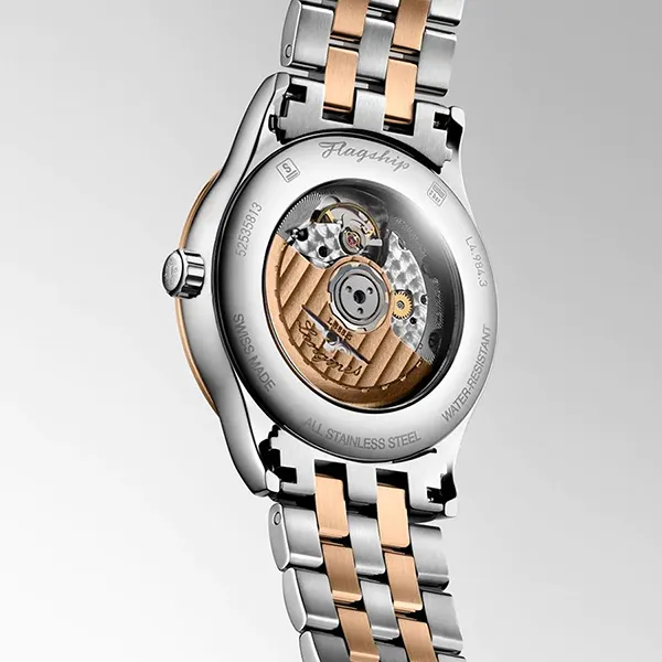 Đồng Hồ Nam Longines Flagship Watch L4.984.3.99.7 Màu Vàng Hồng/Bạc - Đồng hồ - Vua Hàng Hiệu