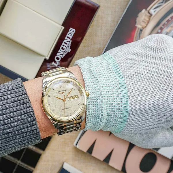 Đồng Hồ Nam Longines Master Collection L2.755.5.38.7 (L27555387) Màu Bạc Vàng - Đồng hồ - Vua Hàng Hiệu