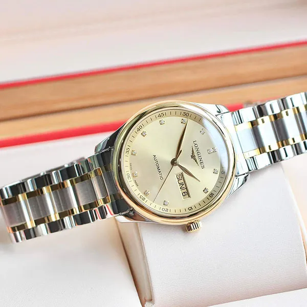 Đồng Hồ Nam Longines Master Collection Watch L2.755.5.37.7 Màu Demi (Vàng - Bạc)
