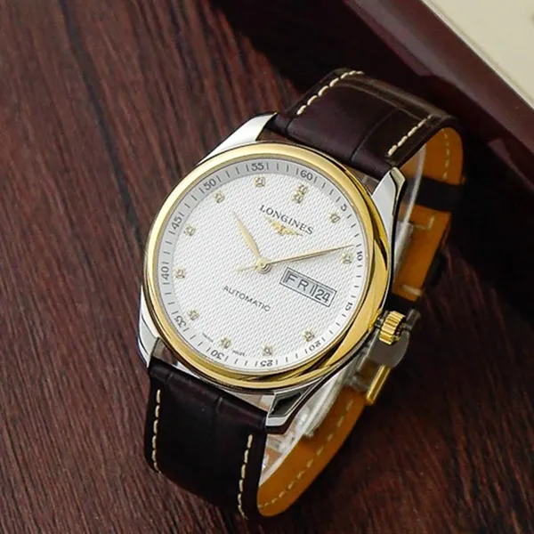 Đồng Hồ Nam Longines Master L2.755.5.77.3 (L27555773) Màu Nâu - Vàng Gold - Đồng hồ - Vua Hàng Hiệu