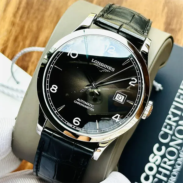 Đồng Hồ Nam Longines Record Collection L2.821.4.56.2 (L28214562) Màu Đen