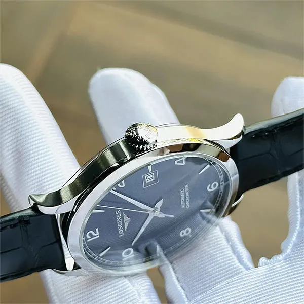 Đồng Hồ Nam Longines Record Collection L2.821.4.56.2 (L28214562) Màu Đen