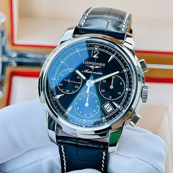Đồng Hồ Nam Longines Saint Imier Chronograph L2.752.4.52.4 (L27524524) Màu Đen - Đồng hồ - Vua Hàng Hiệu