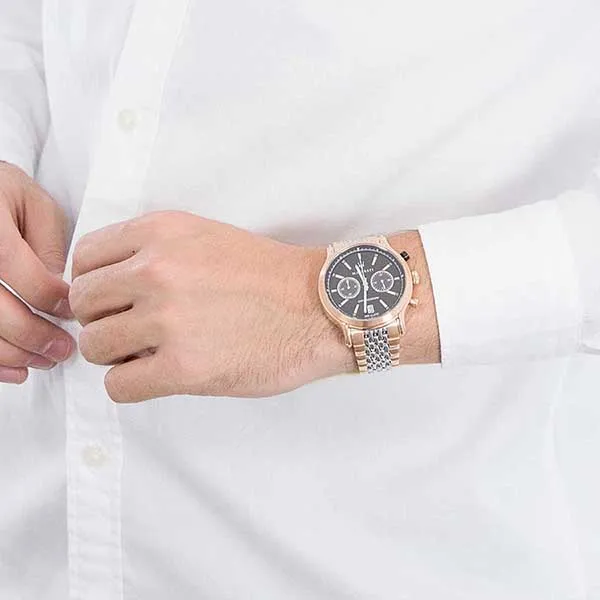 Đồng Hồ Nam Maserati Watch For Men R8873638005 Màu Bạc Phối Vàng Hồng