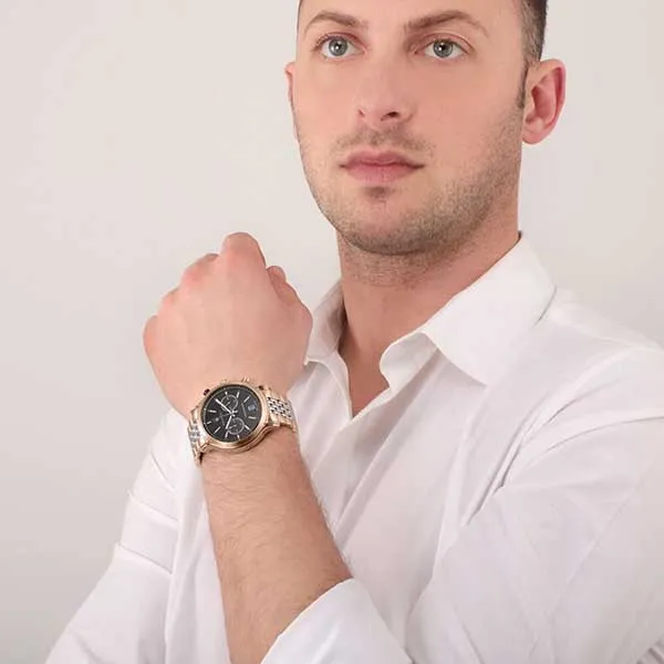 Đồng Hồ Nam Maserati Watch For Men R8873638005 Màu Bạc Phối Vàng Hồng