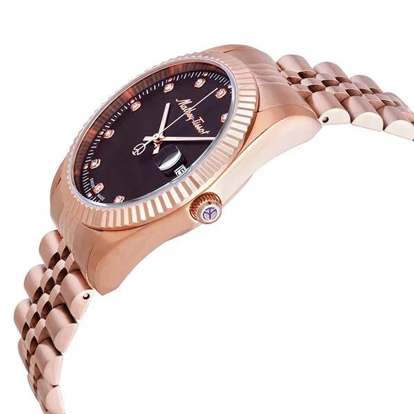 Đồng Hồ Nam Mathey-Tissot Mathy III Quartz Brown Dial Men's Watch H810PRM Phối Màu