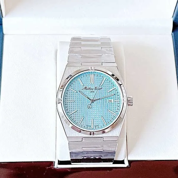 Đồng Hồ Nam Mathey-Tissot PRX Collection H117SK 40mm Màu Xanh Bạc - Đồng hồ - Vua Hàng Hiệu