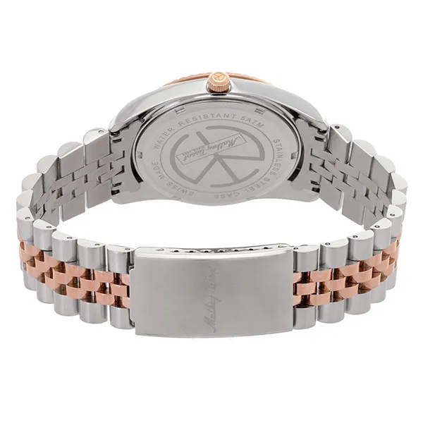 Đồng Hồ Nam Mathey-Tissot Quartz H710RA Màu Bạc - Vàng Hồng