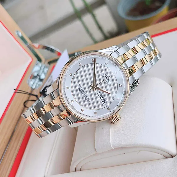 Đồng Hồ Nam Mido Belluna Diamond - M001.431.22.036.92 Màu Bạc Vàng - Đồng hồ - Vua Hàng Hiệu