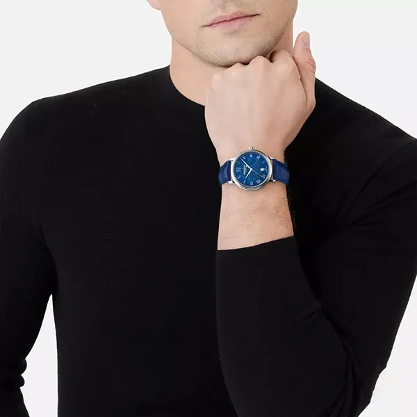 Đồng Hồ Nam Montblanc Tradition Automatic 131274 Màu Xanh Đậm - Đồng hồ - Vua Hàng Hiệu