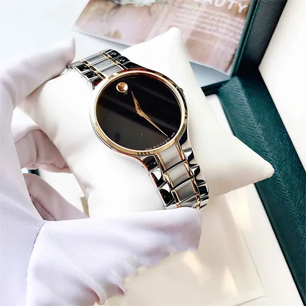 Đồng Hồ Nam Movado Serio Quartz 0607284 Màu Bạc Phối Vàng - Đồng hồ - Vua Hàng Hiệu