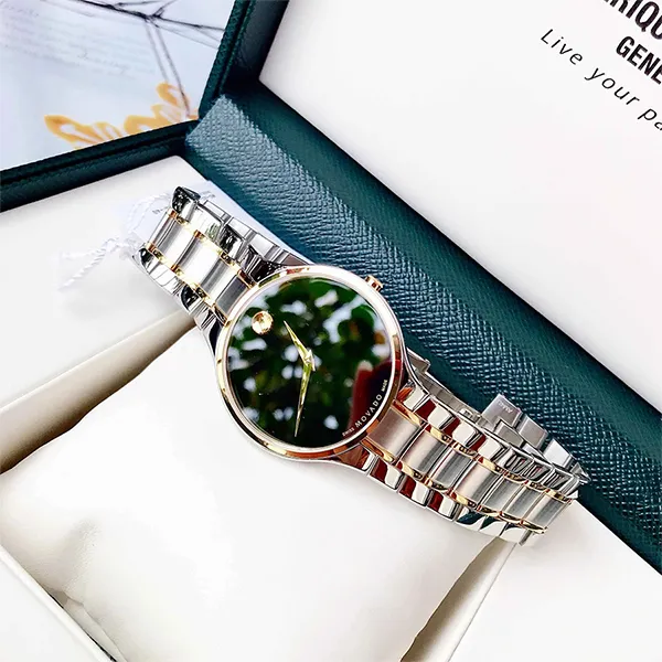 Đồng Hồ Nam Movado Serio Quartz 0607284 Màu Bạc Phối Vàng - Đồng hồ - Vua Hàng Hiệu