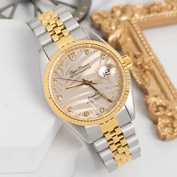 Đồng Hồ Nam Olym Pianus Watch OP89322AGSK-V-C Màu Bạc/Vàng