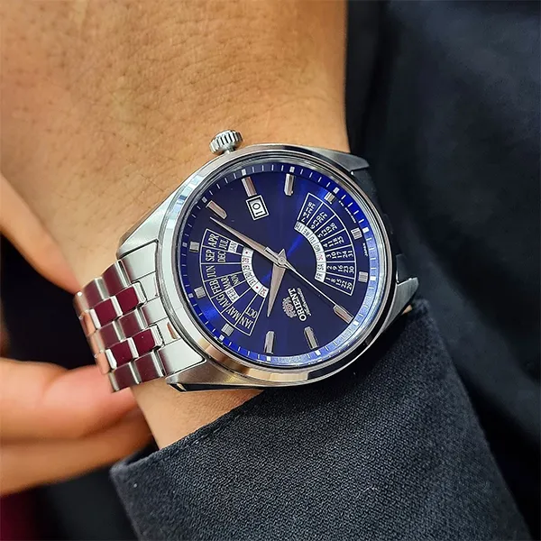 Đồng Hồ Nam Orient Automatic RA-BA0003L10B (RA-BA0003L00C) Màu Bạc Xanh Dương - Đồng hồ - Vua Hàng Hiệu