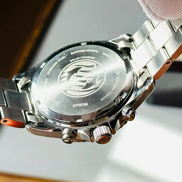 Đồng Hồ Nam Orient Mako Solar RA-TX0203S10B (RN-TX0203S)(RA-TX0203S) Chronograph 42.8mm Màu Bạc
