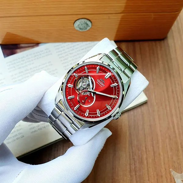Đồng Hồ Nam Orient Semi Skeleton Small Second Watch RA-AR0010R10B Màu Đỏ - Đồng hồ - Vua Hàng Hiệu
