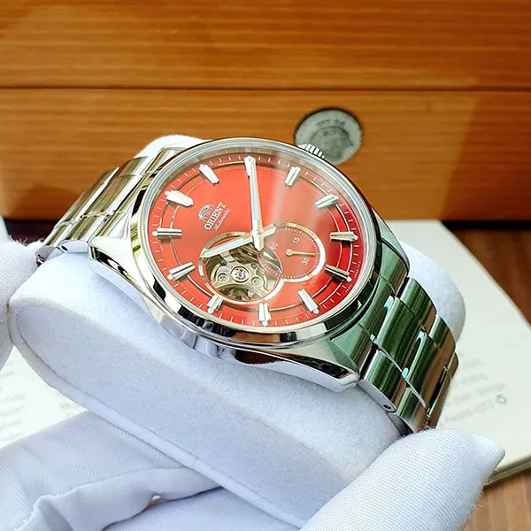 Đồng Hồ Nam Orient Semi Skeleton Small Second Watch RA-AR0010R10B Màu Đỏ - Đồng hồ - Vua Hàng Hiệu