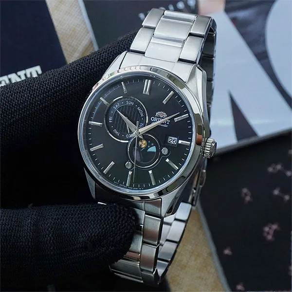 Đồng Hồ Nam Orient Sun And Moon Gen 5 RA-AK0307B10B Màu Đen - Đồng hồ - Vua Hàng Hiệu