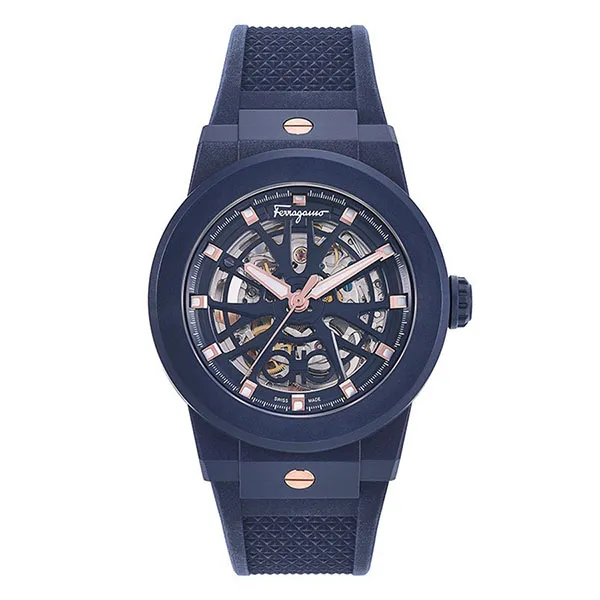 Đồng Hồ Nam Salvatore Ferragamo F-80 Automatic SFKG00423 Màu Xanh Blue