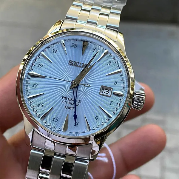 Đồng Hồ Nam Seiko Presage SSK037J1 Màu Bạc Xanh Dương