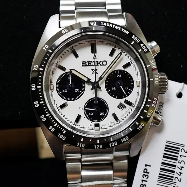Đồng Hồ Nam Seiko Solar SSC813 (SSC813P1) Prospex Speedtimer Chronograph 39mm Màu Bạc