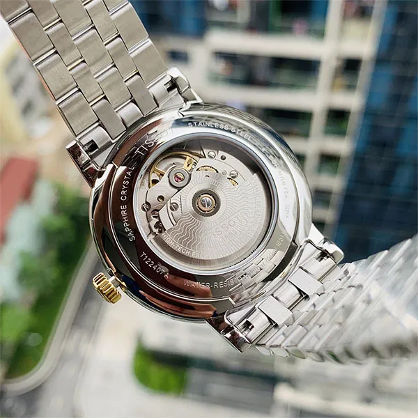 Đồng Hồ Nam Tissot Automatic Carson Powermatic 80 T122.407.22.031.00 (T1224072203100) Màu Bạc Vàng
