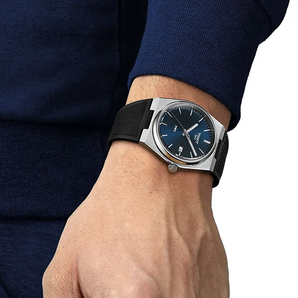 Đồng Hồ Nam Tissot PRX Quartz Watch T137.410.17.041.00 Màu Đen/Xanh