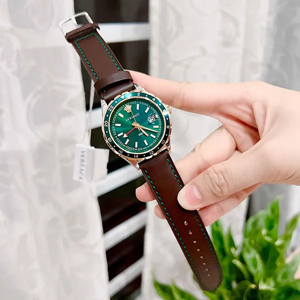 Đồng Hồ Nam Versace Hellenyium V11090017 Màu Xanh Nâu