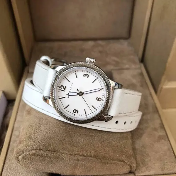 Đồng Hồ Nữ Burberry BU7846 Màu Trắng (Tặng Kèm Bộ Dây) - Đồng hồ - Vua Hàng Hiệu