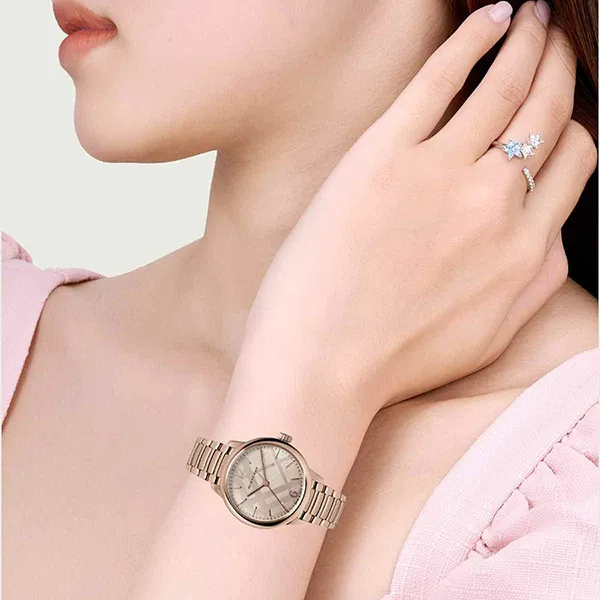 Đồng Hồ Nữ Burberry The Classic Watch BU10116 Màu Vàng Hồng