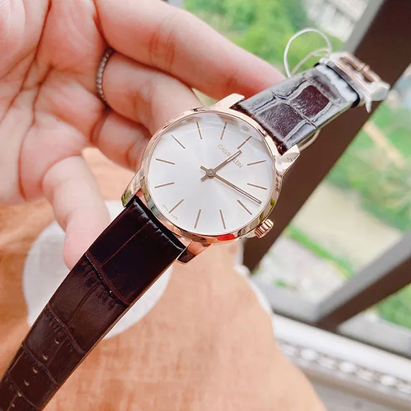 Đồng Hồ Nữ Calvin Klein CK K2G23620 Màu Nâu Trắng - Đồng hồ - Vua Hàng Hiệu