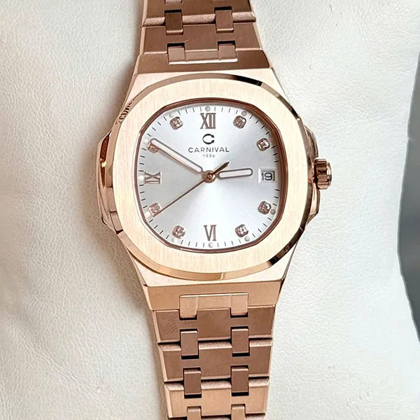 Đồng Hồ Nữ Carnival Watch 8160L-VH-T Màu Vàng Hồng - Đồng hồ - Vua Hàng Hiệu