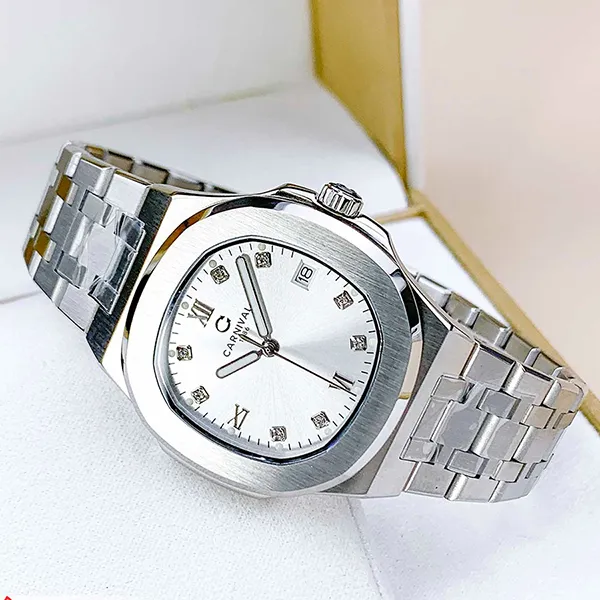 Đồng Hồ Nữ Carnival Watch 8160L-VT-T Màu Bạc