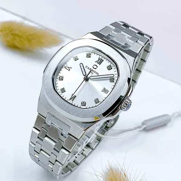 Đồng Hồ Nữ Carnival Watch 8160L-VT-T Màu Bạc