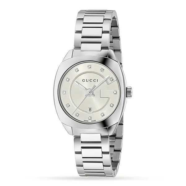 Đồng Hồ Nữ Gucci Diamond Stainless Steel Quartz Watch YA142504 Màu Bạc - Đồng hồ - Vua Hàng Hiệu