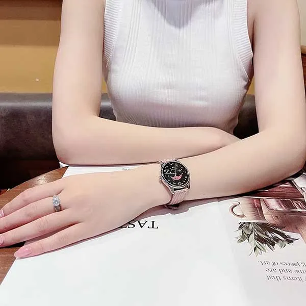Đồng Hồ Nữ Gucci G-Timeless Black Moonphase Case 36mm YA1264046 Màu Hồng