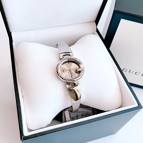 Đồng Hồ Nữ Gucci Guccissima Watch YA134503 Màu Bạc/Nâu